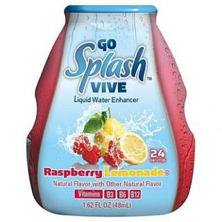 Go Splash Vive Liquid Water Enhancer, Raspberry Lemonade, 1.62 fl oz