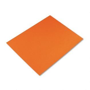 Pacon Colored Four Ply Poster Board, 28 x 22, Orange   Office Supplies