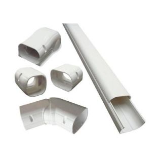 DuctlessAire 3 in. x 14 ft. Cover Kit for Air Conditioner and Heat Pump Line Sets   Ductless Mini Split or Central DA3 14KIT