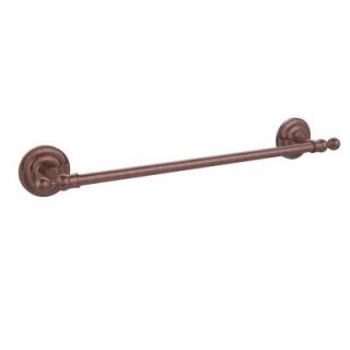 Allied Brass Que New Collection 30 in. Towel Bar in Antique Copper QN 41/30 CA