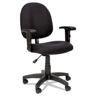 Alera® Essential Series Swivel Task Chair, Adjustable Height   Black