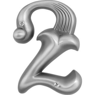Atlas Homewares Alhambra Collection 4 in. Pewter Number 2 AN2 P
