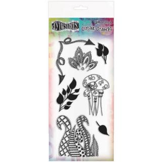 Dyan Reaveleys Dylusions Clear Stamps 4X8 Clearly Doodle Parts