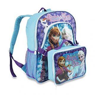 Disney Frozen Girls Backpack & Lunch Bag   Anna & Elsa   Home