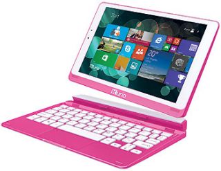 Kurio Smart 2 in 1 Laptop Tablet with Microsoft Windows and Keyboard   Pink    KIDZ DELIGHT