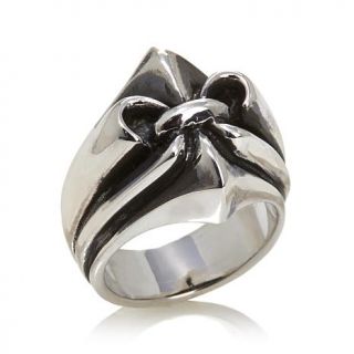 King Baby Jewelry Sterling Silver Fleur de Lis Ring   7821523