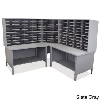 Marvel 100 slot 2 shelf Corner Mailroom Organizer   16092874