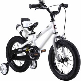 14" Royalbaby Freestyle Kids' Bike, White