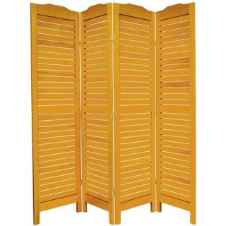 Oriental Furniture 67 x 66 Venetian Modern 4 Panel Room Divider