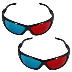 INSTEN 3D Eye Glasses with Frame (Pack of 2)   13982265  