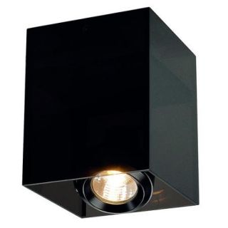 SLV Lighting Acrylic Box 1 Light Flush Mount