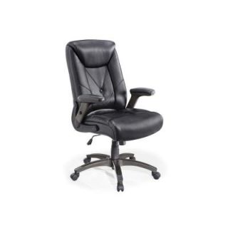 Chelsen Leather Managers Chair in Black WC 667