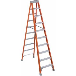Louisville Ladder 10' Fiberglass Step Ladder, 300 lbs Duty Rated Type IA