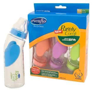 Evenflo Purely Comfi™ Bottles Without BPA 3 Pack, 9 oz.   Baby