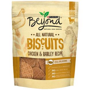 Purina Biscuits Chicken & Barley Recipe Natural Dog Snacks POUCH   Pet