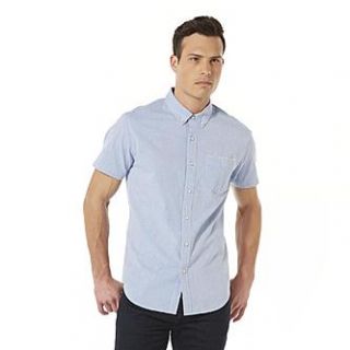 Adam Levine Men’s Chambray Shirt w/ Selvage Pocket   Clothing, Shoes