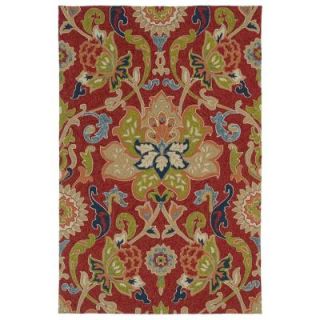 Kaleen Home and Porch Red 9 ft. x 12 ft. Indoor/Outdoor Area Rug 2042 25 9 X 12
