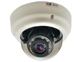 ACTi B67 RJ45 3MP Indoor Zoom Dome Camera with D/N,Adaptive IR, Superior WDR, 3x Zoom Lens