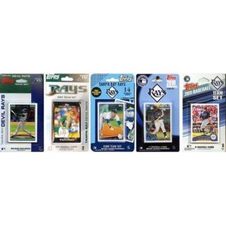 C & I Collectibles MLB 5 Different Licensed Trading Card Team Set From The Last 5 Years