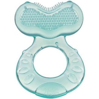 Nuby Silicone Teether with Bristles   Green