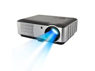 New HD 1080P 720P 2800 lumens 50000 Hours LED Projector Home Theatre  2x HDMI 2x USB AV VGA SD TV S Video PS3 Wii (RD 806)  Black