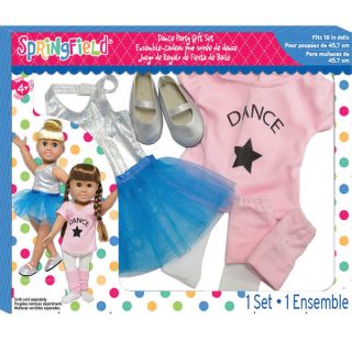 Springfield Collection Dance Party Gift Set Pink Shirt, Silver Tank