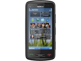 Nokia C6 01 340 MB 3G Dark Grey Unlocked GSM 3G Touchscreen Cell Phone 3.2"