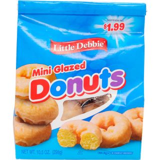 Little Debbie Mini Glazed Donuts, 10.5 oz