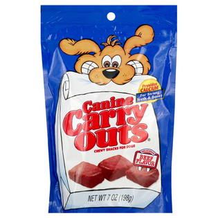 Canine Carry Outs  Chewy Snacks, For Dogs, Beef Flavor, 7 oz (198 g)