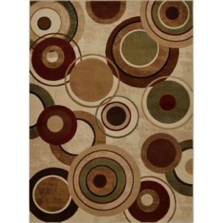 Home Dynamix Tribeca Ivory 7 ft. 10 in. x 10 ft. 6 in. Indoor Area Rug 1 HD5387 602