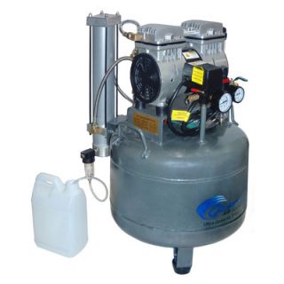 Gallon 1.0 Hp Ultra Quiet and Oil Free Air Compressor with Dryer and