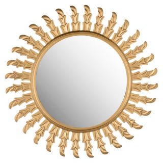 Safavieh Decorative Inca Sun Mirror   Gold