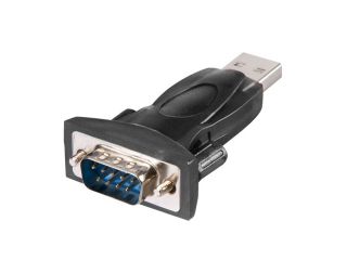 ULTRA ULT40315 USB 2.0 to RS232/DB 9 Serial Adapter   2ft/.6m Extension Cable, 1Mbps, Thumbscrews