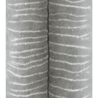 Washington Wallcoverings African Queen II 56 sq. ft. Silvery Gray on Dark Gray Antelope Hide Textured Vinyl Wall Paper AQ473513