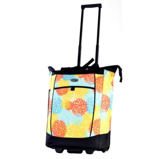 Olympia Floral Fashion Rolling Shopper Tote   Shopping   The