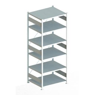CLIP S3 Basic Rack MS230 II Five Shelf Shelving Unit by META Storage