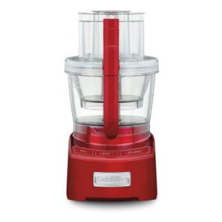 Cuisinart Elite Collection 12 Cup Food Processor in Metallic Red FP 12MR