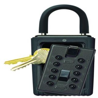 Kidde Portable 3 Key Box with Pushbutton Combination Lock, Black 001406