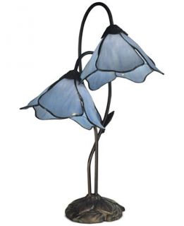 Dale Tiffany Poelking 2 Lite Lily Metal Table Lamp   Lighting & Lamps