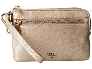 Fossil Small Zip Wristlet Champagne