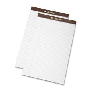 Skilcraft Writing Pad   50 Sheet   Ruled   Legal 8.5" X 14"   12 / Dozen   White (NSN3723109)