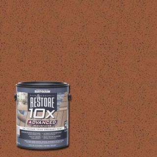 Rust Oleum Restore 1 gal. 10X Advanced Redwood Deck and Concrete Resurfacer 291486