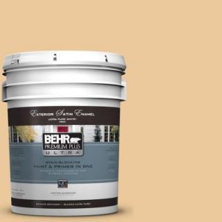 BEHR Premium Plus Ultra 5 gal. #M270 4 Filtered Moon Satin Enamel Exterior Paint 985405