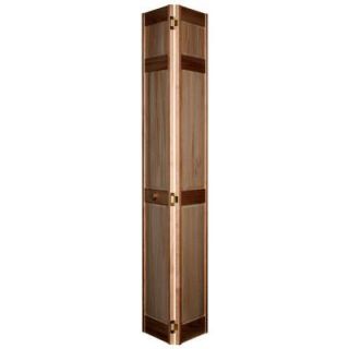 Home Fashion Technologies 6 Panel MinWax Special Walnut Solid Wood Interior Bifold Closet Door DISCONTINUED 1602480224