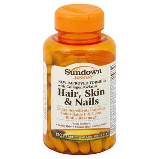 Sundown Hair, Skin & Nails, 120 Caplets, 120 caplets   Health