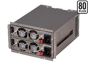 Athena Power AP RRP4ATX6508 80 PLUS Certified 20+4Pin 2 x 500W Mini Redundant Server Power Supply