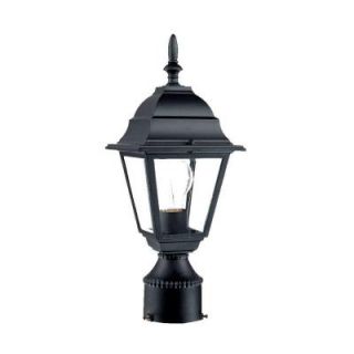 Acclaim Lighting Builder's Choice 1 Light Matte Black Outdoor Post Mount Fixture 4007BK