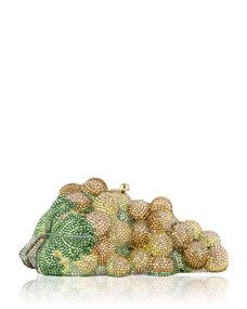 Judith Leiber Couture Grape Cluster Crystal Clutch Bag, Champagne Multi