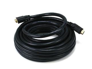 35ft 22AWG CL2 Standard HDMI to DVI Adapter Cable   Black