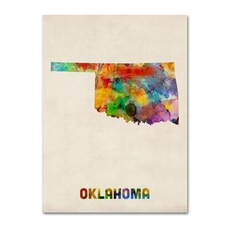 Michael Tompsett Oklahoma City Skyline Canvas Art   16068677